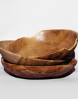 Sculpted Teak Bowl