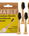Bamboo Electric Toothbrush Head (4-pack)