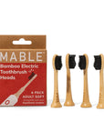 Bamboo Electric Toothbrush Head (4-pack)