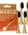 Bamboo Electric Toothbrush Head (4-pack)