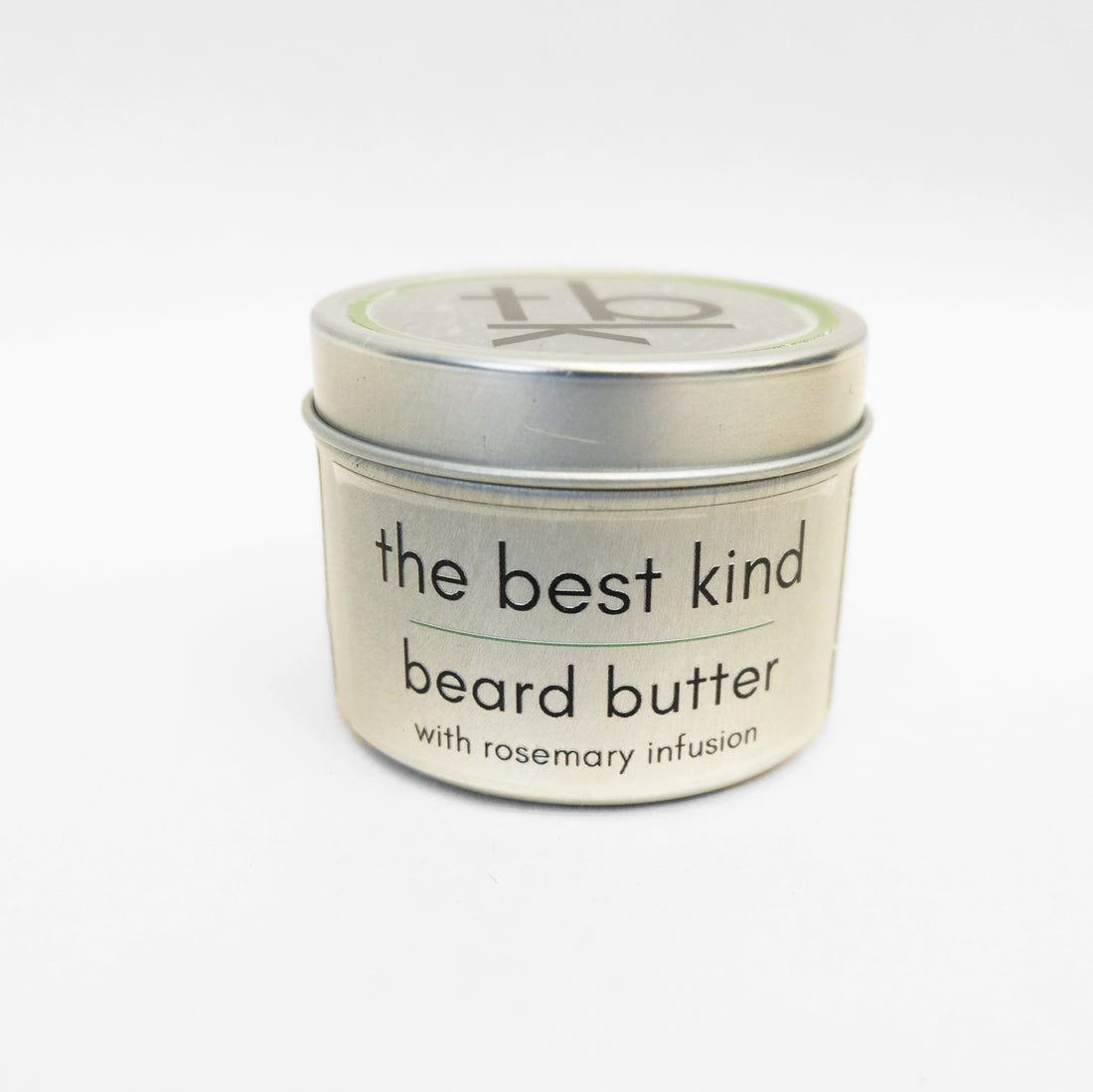 beard butter in metal tin