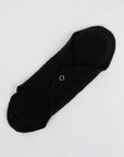resuable large menstrual pad black
