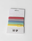 plastic free hair ties rainbow