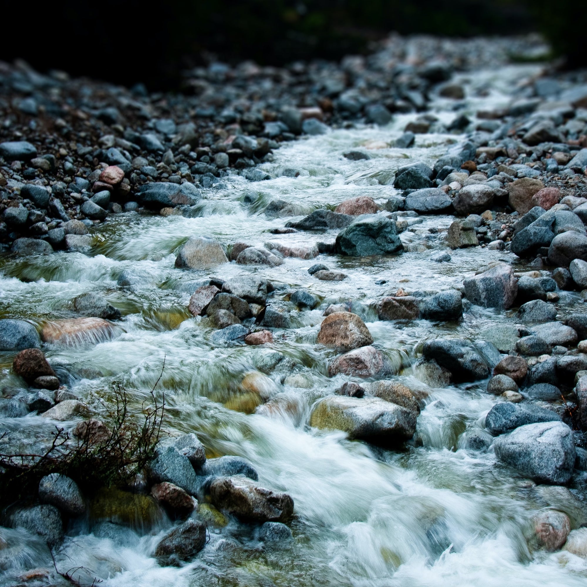 Low mountain stream