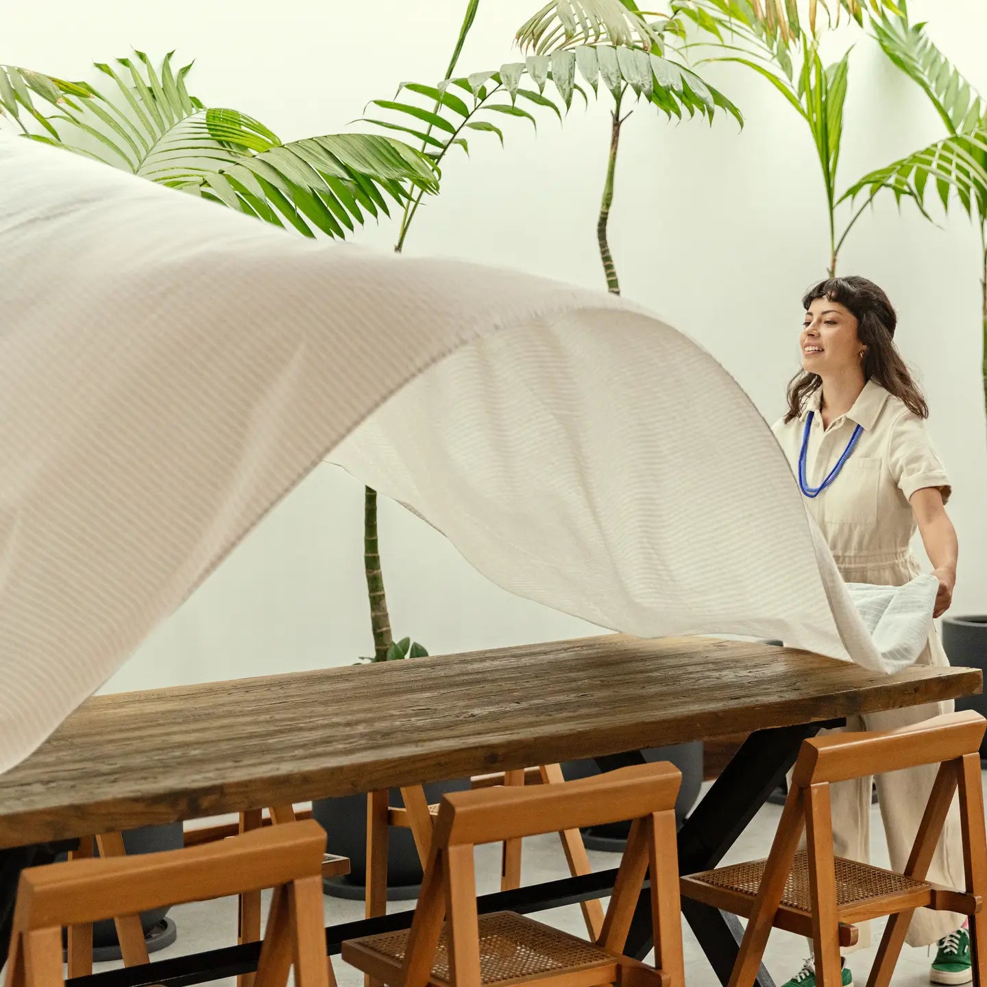 Upcycled Cotton Tablecloth