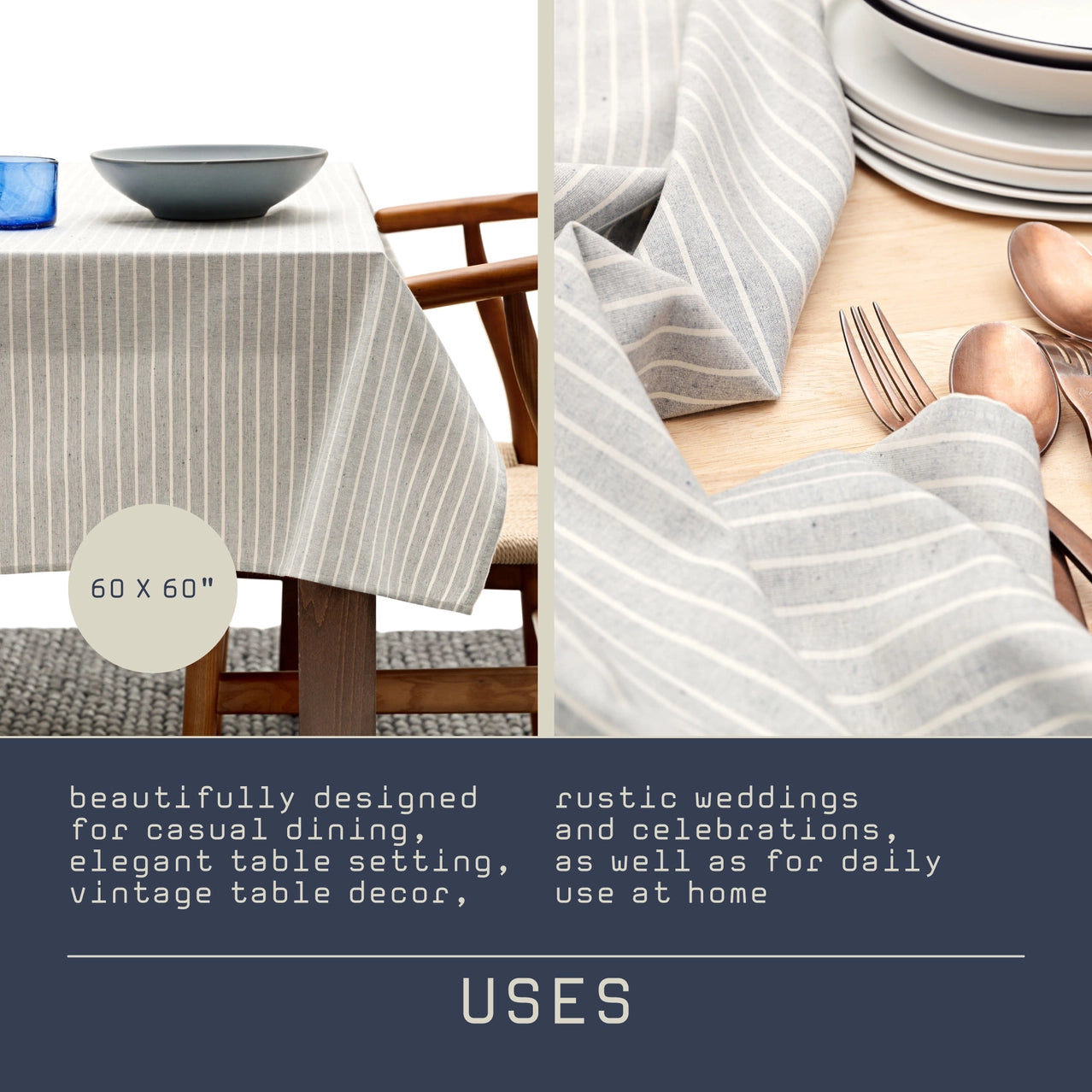 Upcycled Cotton Tablecloth