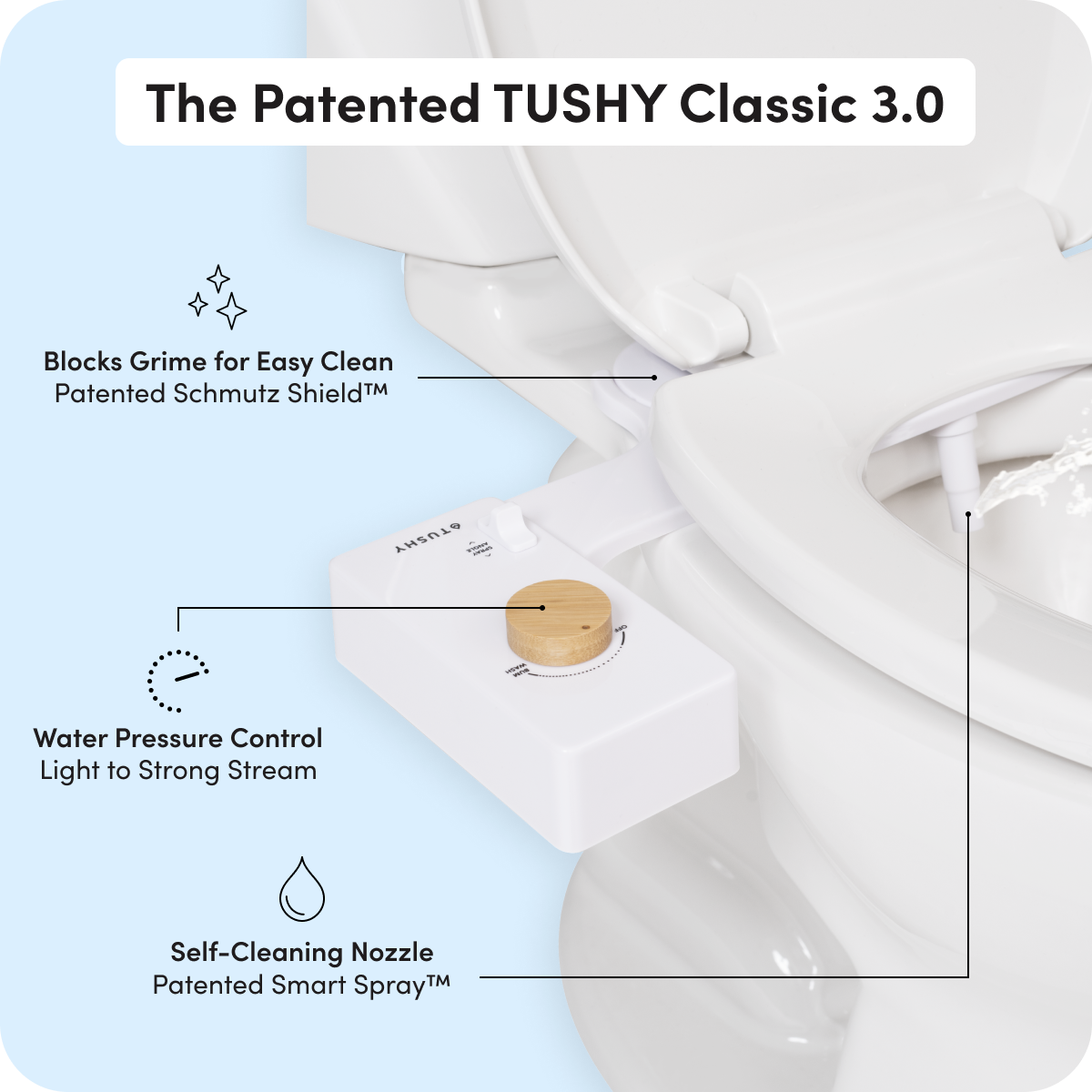 TUSHY Classic Bidet 3.0