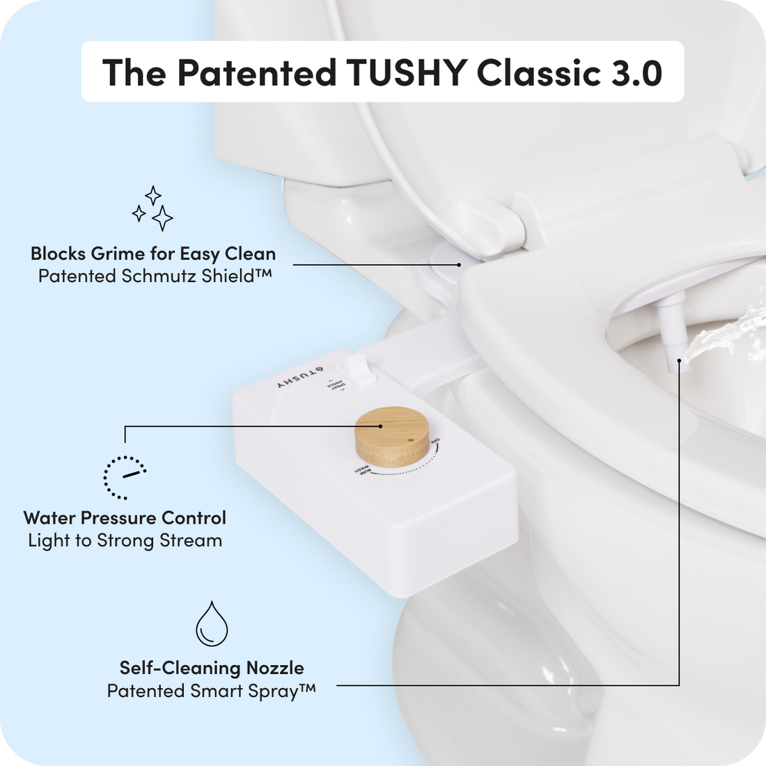 TUSHY Classic Bidet 3.0