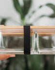 Airtight Glass Container with Bamboo Lid