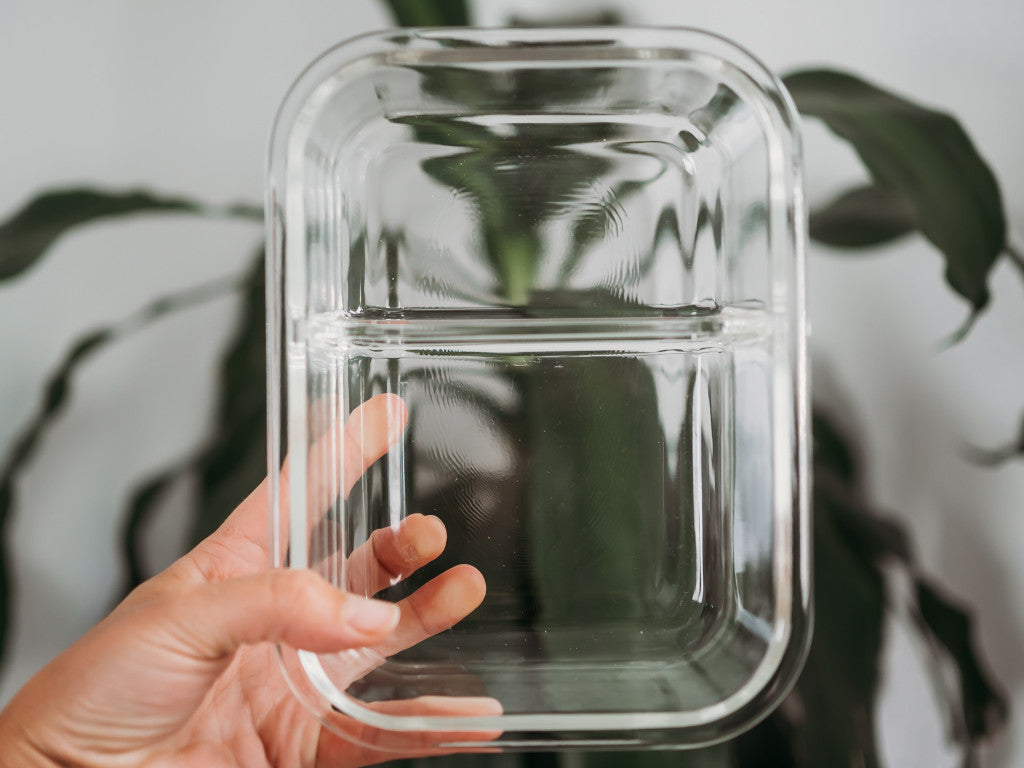 Airtight Glass Container with Bamboo Lid