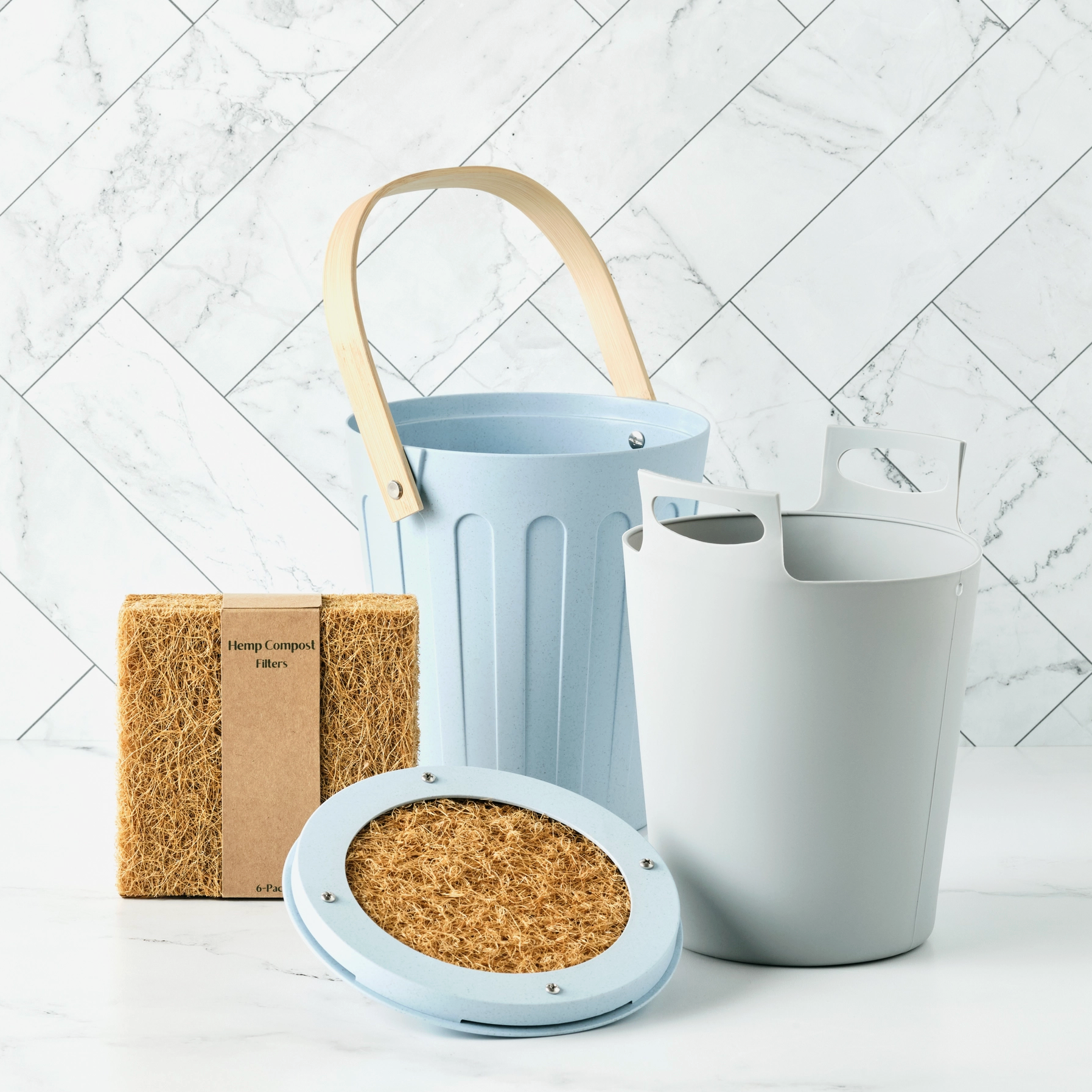 100% Plant-Based Compost Canister