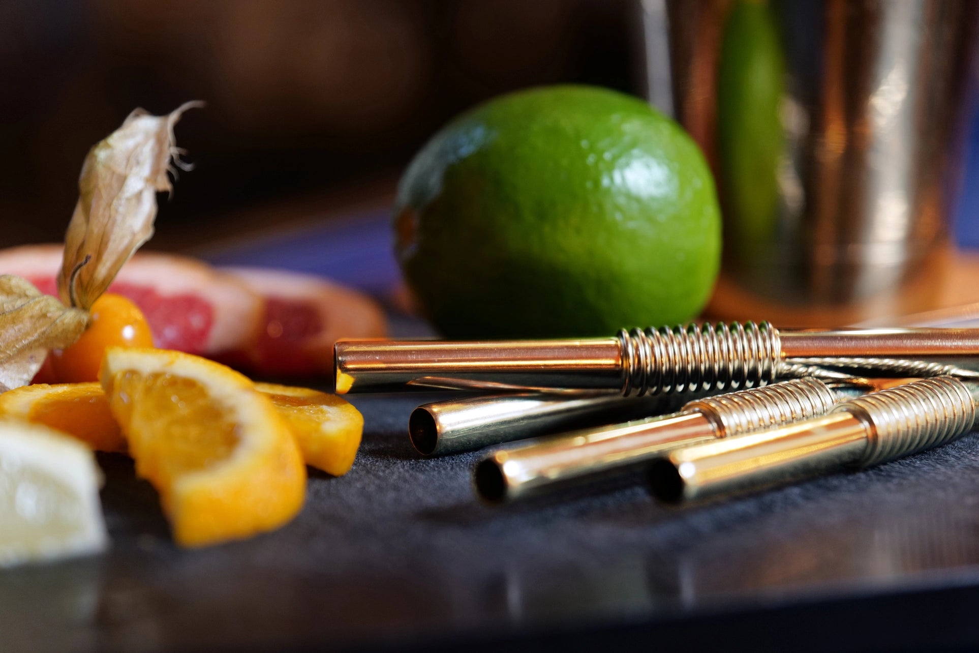 Turtleneck Stainless Steel Bendable Straw Sets