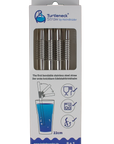 Turtleneck Stainless Steel Bendable Straw Sets