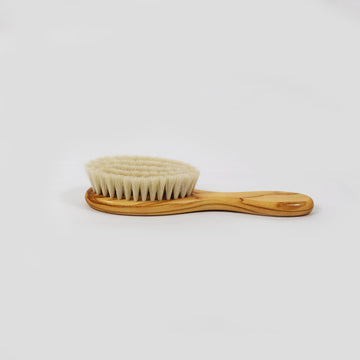 wood baby hairbrush