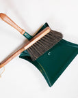 hand brush green dustpan