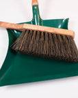 hand brush and dust pan green