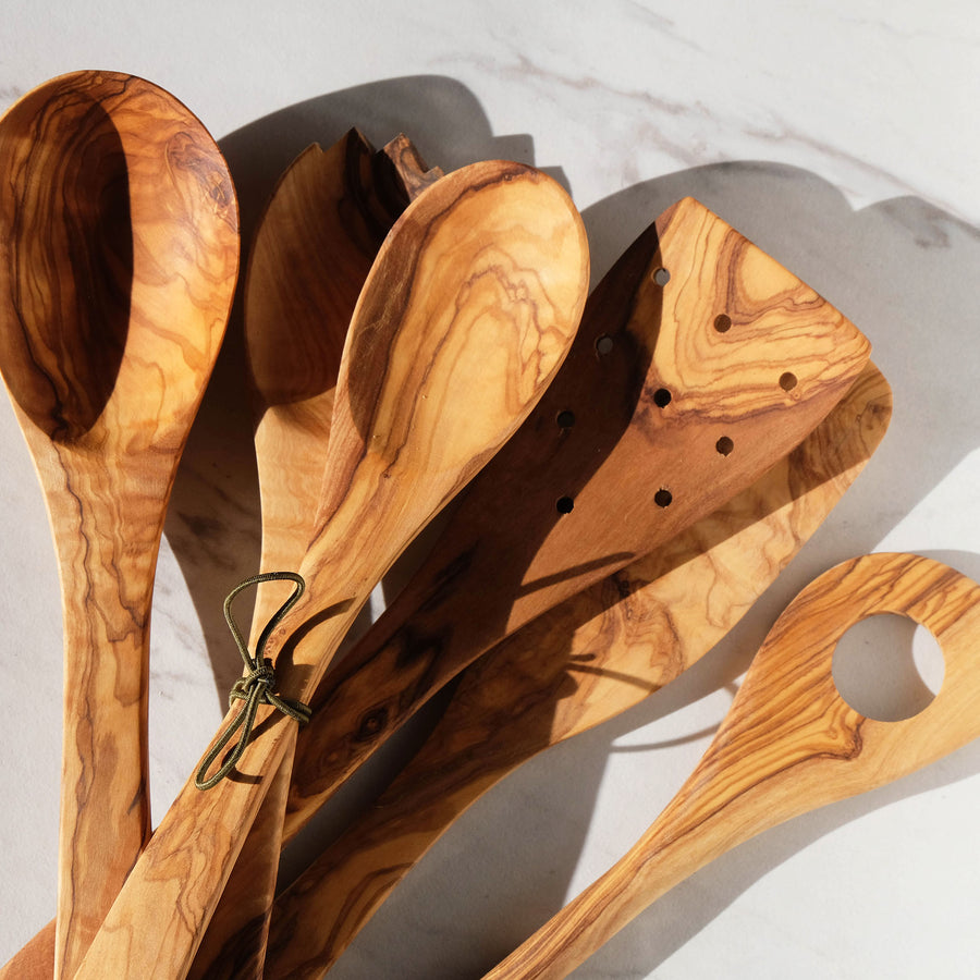 olive wood cooking utensils