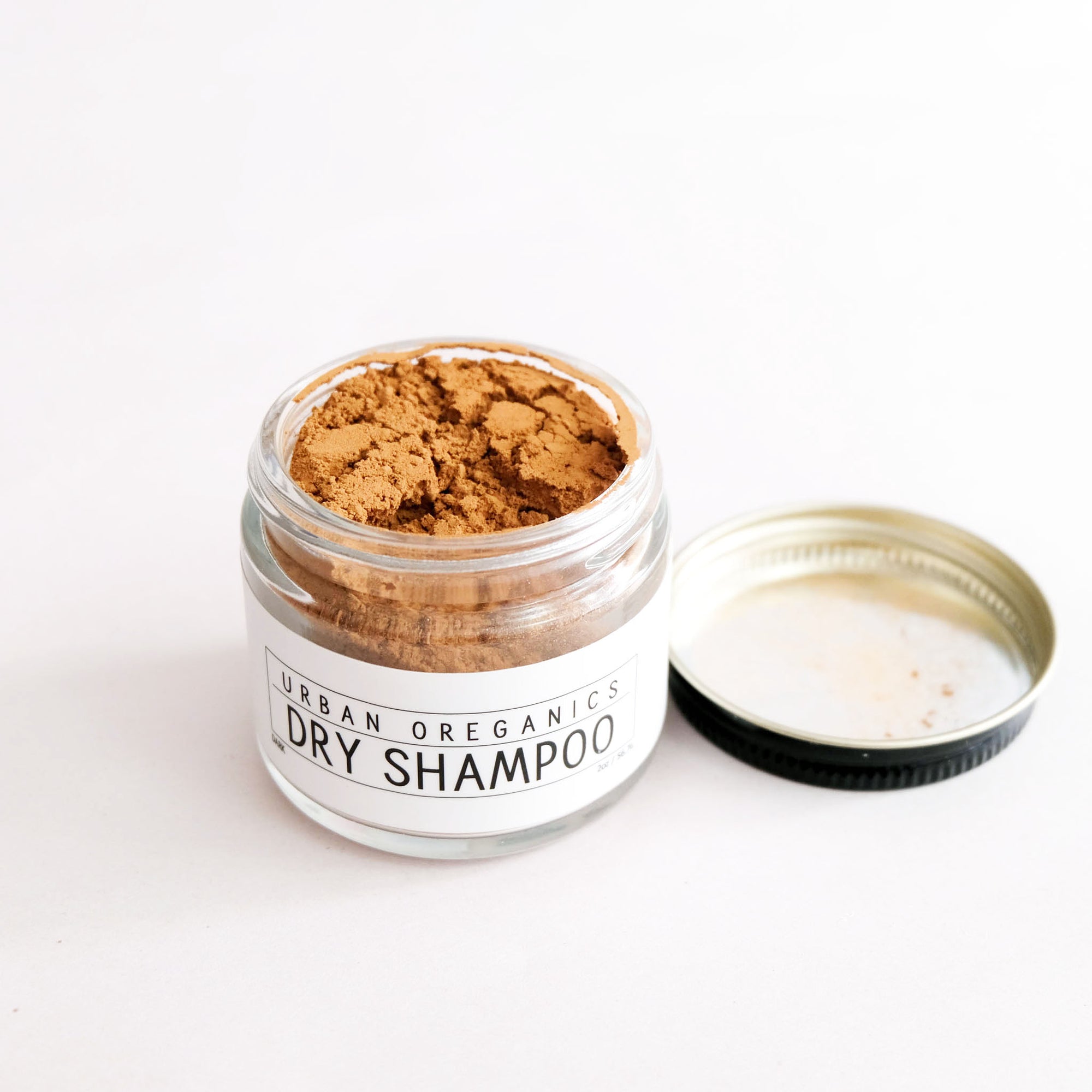 dry shampoo powder brown