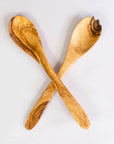 olive wood salad servers