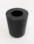 bamboo fiber waste bin black