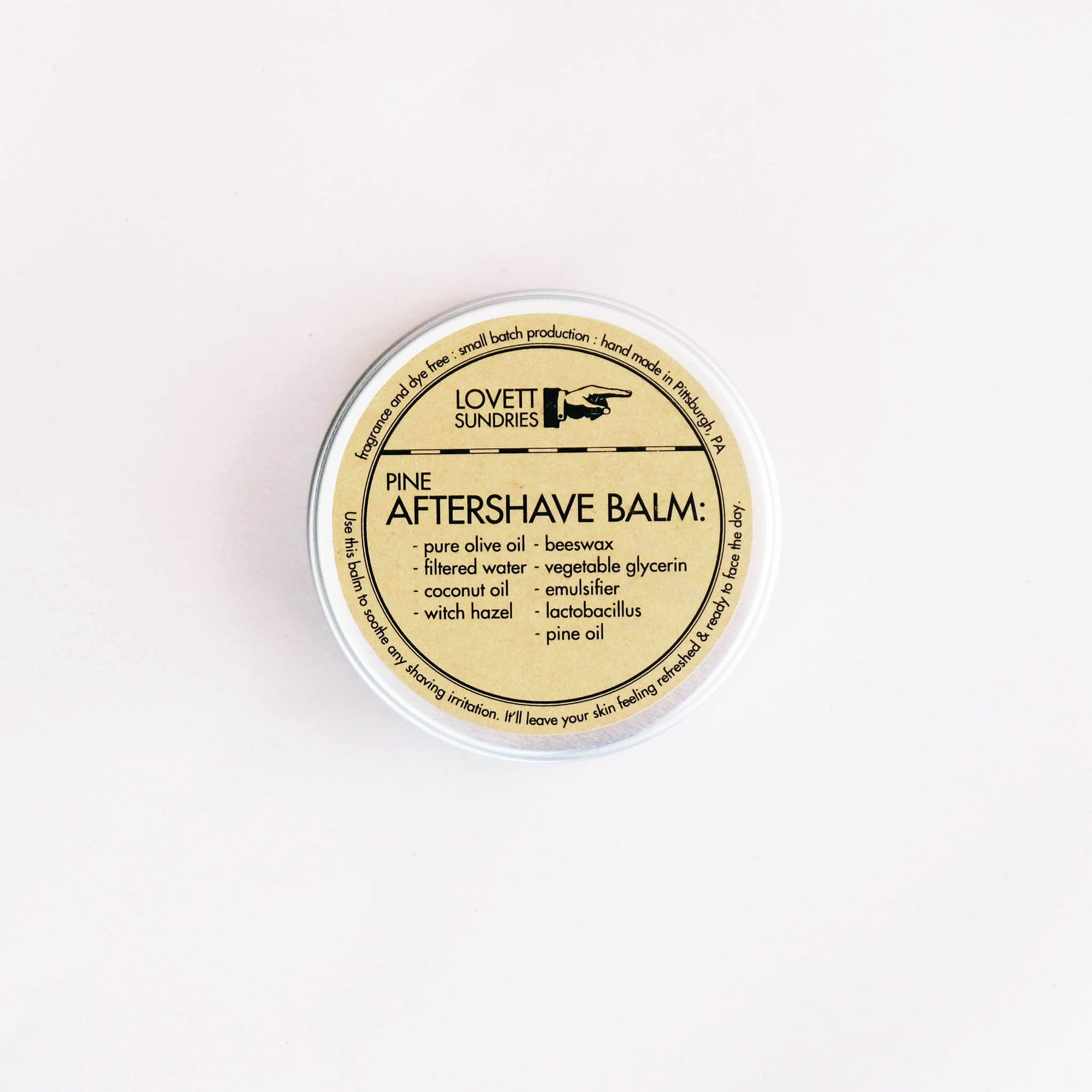 Pine aftershave balm