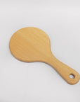 wood hand mirror back