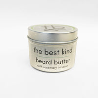 beard butter in metal tin