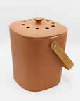 teracotta bamboo compost canister