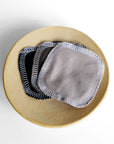 gray reusable facial rounds