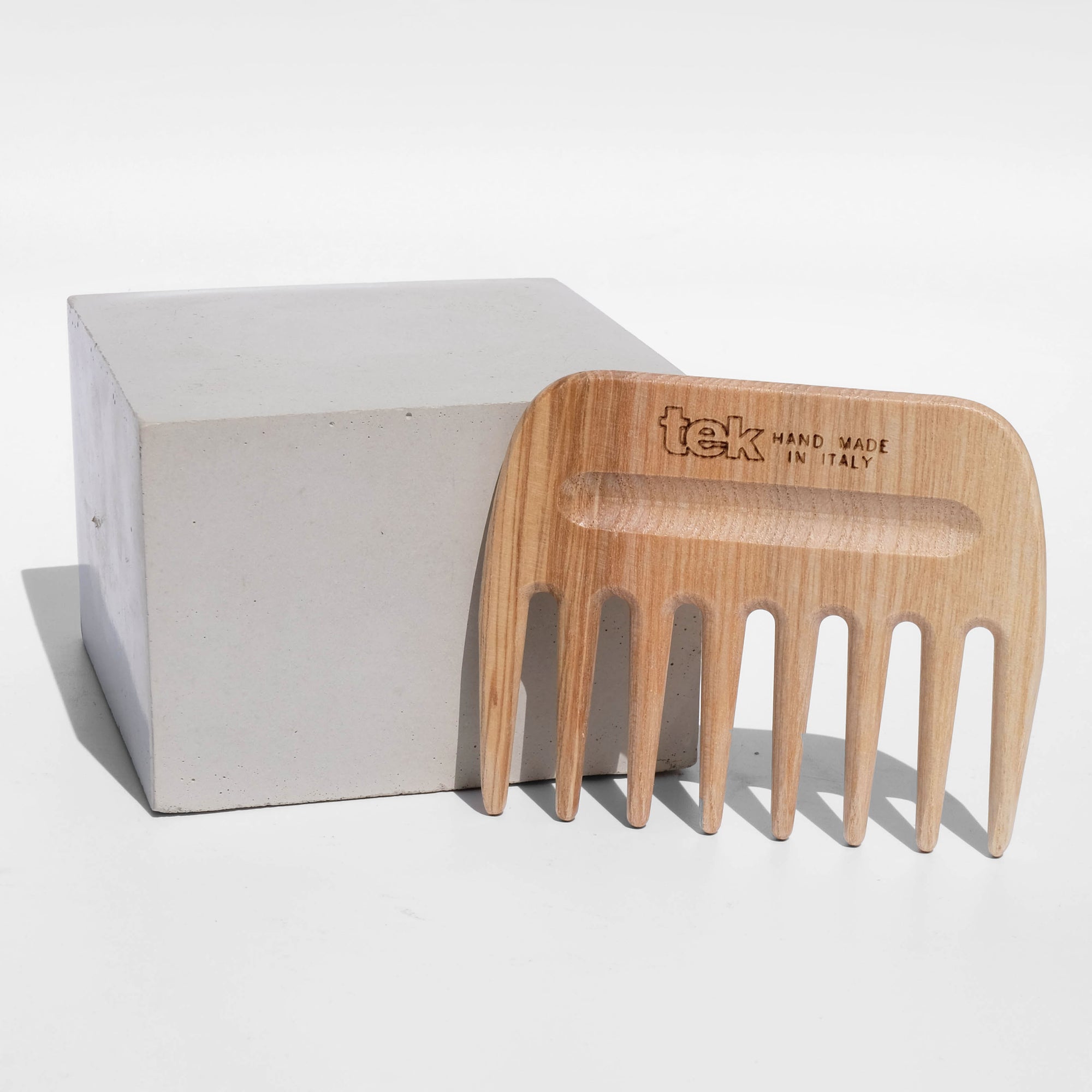 wooden afro comb