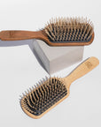 wooden hairbrush