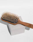 wooden hairbrush