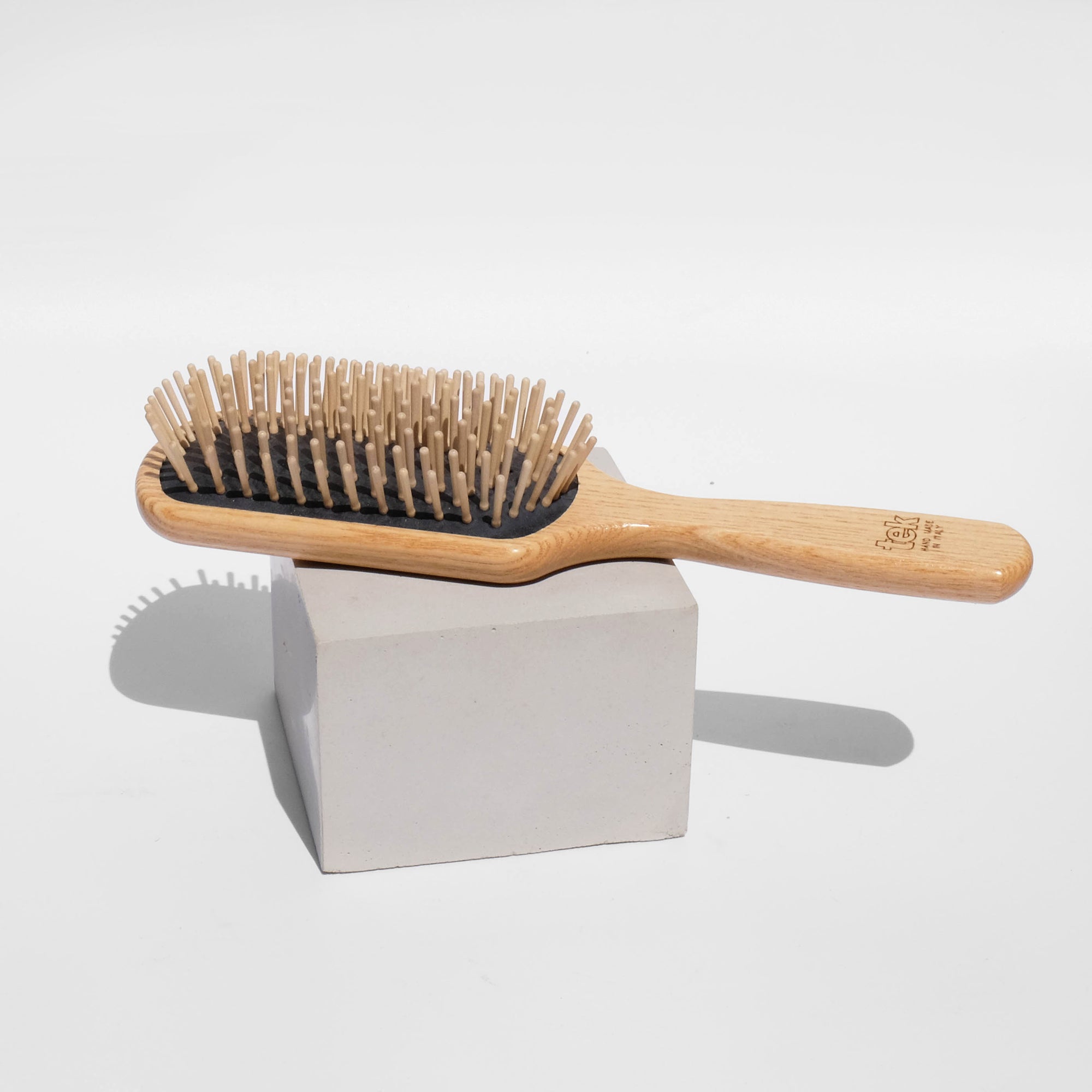 wooden hairbrush