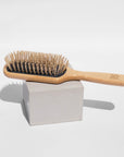 wooden hairbrush