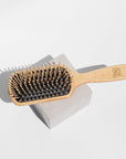 wooden hairbrush