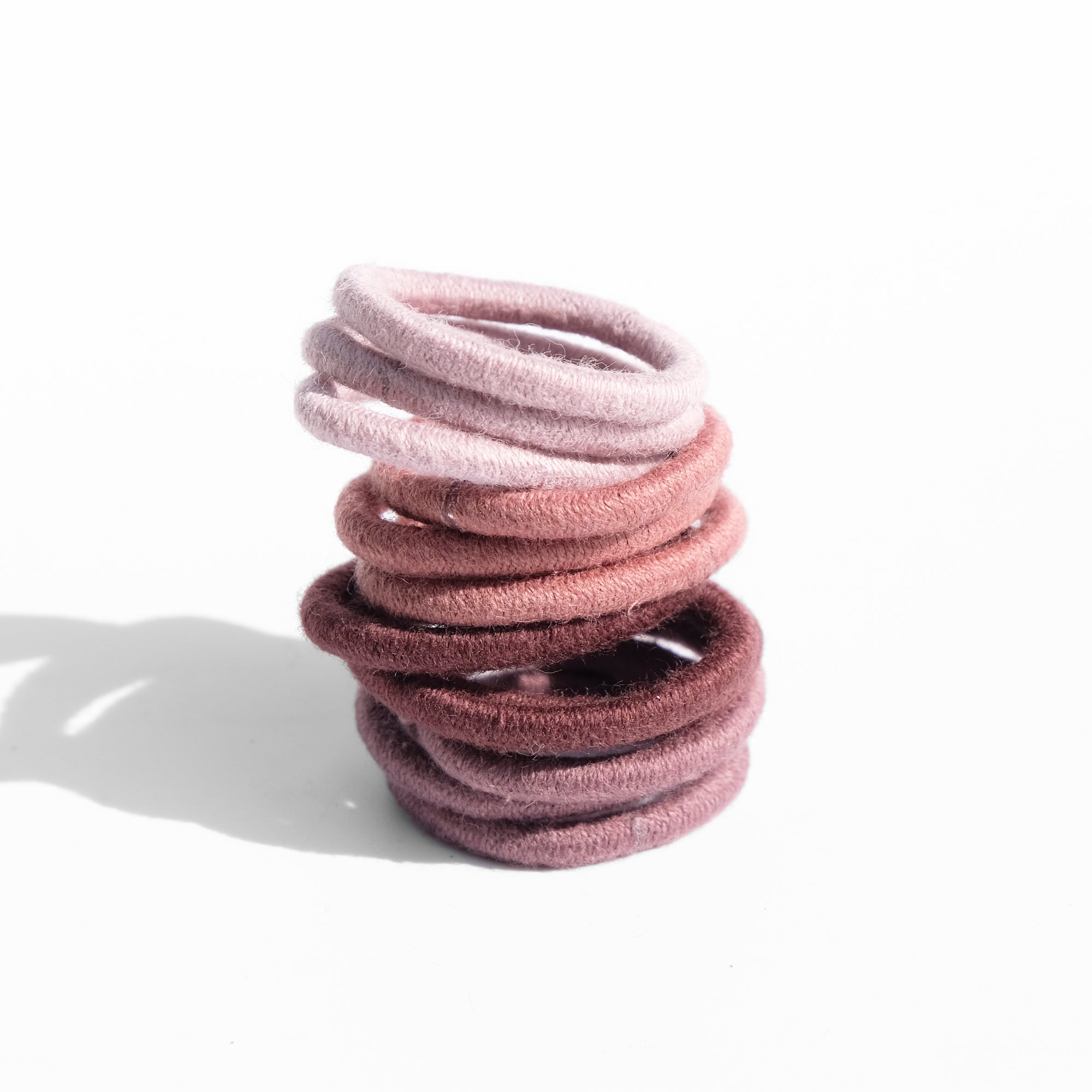 mini plastic free hair ties