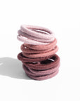 mini plastic free hair ties