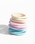 mini plastic free hair ties