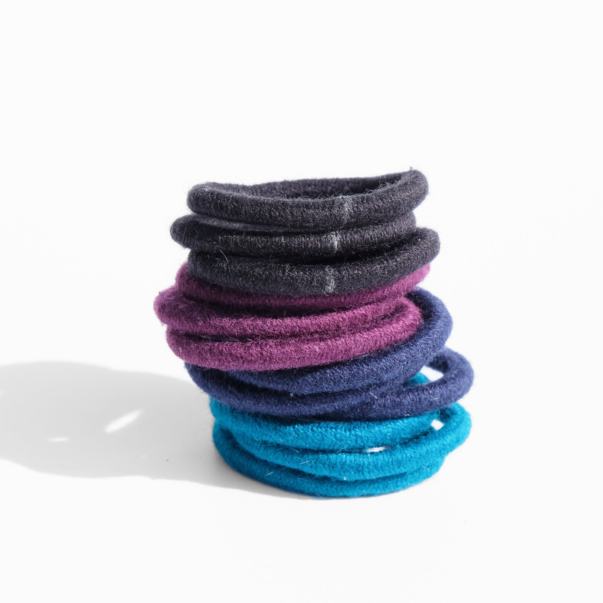 mini plastic free hair ties