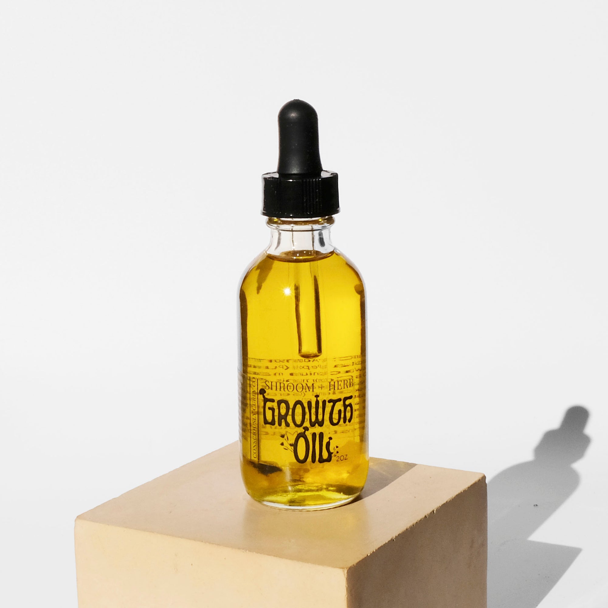 herb and mushroom hair growth oil