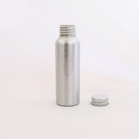 3 oz. aluminum bottle with lid removed