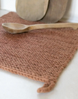 Knitted Wool Dish Mats